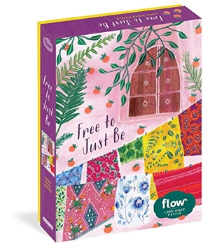 Hulst, Astrid van der / Irene Smit. Free to Just Be 1,000-Piece Puzzle - (Flow) for Adults Families Picture Quote Mindfulness Game Gift Jigsaw 26 3/8" x 18 7/8". Headline, 2021.