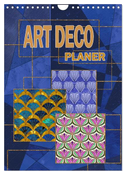 Art Deco Planer (Wandkalender 2024 DIN A4 hoch), CALVENDO Monatskalender