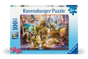 Kinderpuzzle 100 XXL Teile - Dinos im Kinderzimmer. Ravensburger Spieleverlag, 2024.