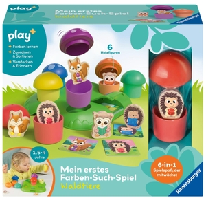 Play+ Mein erstes Farben-Suchspiel: Waldtiere - ab 1,5 Jahre. Ravensburger Spieleverlag, 2026.