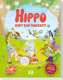 Hippo gibt ein Konzert