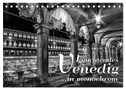 Leuchtendes Venedig ¿in monochrom (Tischkalender 2024 DIN A5 quer), CALVENDO Monatskalender