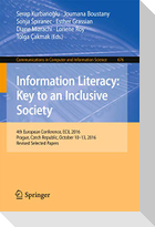 Information Literacy: Key to an Inclusive Society