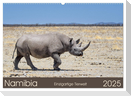 Namibia - einzigartige Tierwelt (Wandkalender 2025 DIN A2 quer), CALVENDO Monatskalender