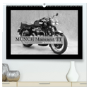 Münch Mammut TT in schwarzweiss (hochwertiger Premium Wandkalender 2024 DIN A2 quer), Kunstdruck in Hochglanz