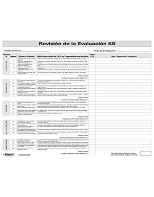 Enna. 5s Evaluation Review Form (Spanish). Taylor and Francis, 2017.