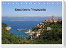 Kroatiens Reiseziele (Tischkalender 2024 DIN A5 quer), CALVENDO Monatskalender