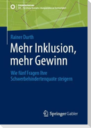 Mehr Inklusion, mehr Gewinn