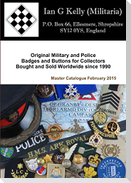 Ian Kelly Militaria Master Catalogue February 2015