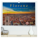 Florenz - Schönheit in der Toskana (hochwertiger Premium Wandkalender 2024 DIN A2 quer), Kunstdruck in Hochglanz