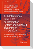 12th International Conference on Information Systems and Advanced Technologies ¿ICISAT 2022¿
