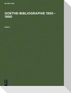 Goethe-Bibliografie 1950 - 1990