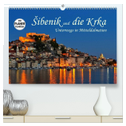 ¿ibenik und die Krka - Unterwegs in Mitteldalmatien (hochwertiger Premium Wandkalender 2024 DIN A2 quer), Kunstdruck in Hochglanz