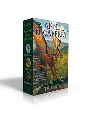 Mccaffrey, Anne. Harper Hall of Pern Trilogy (Boxed Set) - Dragonsong; Dragonsinger; Dragondrums. Aladdin Paperbacks, 2020.