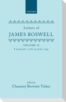 LETTERS OF JAMES BOSWELL V 2 C