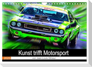 Kunst trifft Motorsport (Wandkalender 2025 DIN A4 quer), CALVENDO Monatskalender