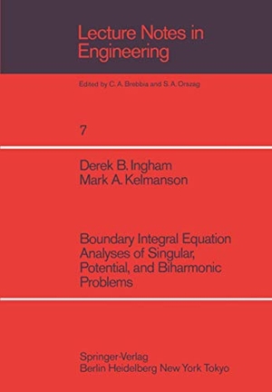 Kelmanson, M. A. / D. B. Ingham. Boundary Integral Equation Analyses of Singular, Potential, and Biharmonic Problems. Springer Berlin Heidelberg, 1984.