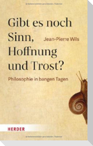 Gibt es noch Sinn, Hoffnung und Trost?