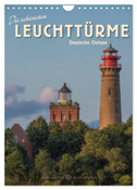 Die schönsten Leuchttürme - Deutsche Ostsee (Wandkalender 2024 DIN A4 hoch), CALVENDO Monatskalender