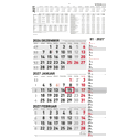 3-Monatskalender Kombi 2027