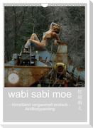 wabi sabi moe - hinreißend vergammelt erotisch - Akt/Bodypainting (Wandkalender 2025 DIN A4 hoch), CALVENDO Monatskalender