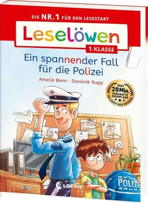 Benn, Amelie. Leselöwen 1. Klasse - Ein spannender Fall für die Polizei - Auf ins Leseabenteuer! - Die Nr. 1 für den Lesestart jetzt als praktische Broschurausgabe für unterwegs - Erstlesebuch für Kinder ab 6 Jahren. Loewe Verlag GmbH, 2026.