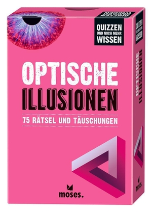 Vogel, Elke. Quizzen & Wissen Optische Illusionen. moses. Verlag GmbH, 2026.