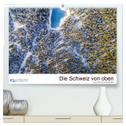 Die Schweiz von oben (hochwertiger Premium Wandkalender 2025 DIN A2 quer), Kunstdruck in Hochglanz