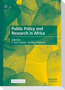 Public Policy and Research in Africa