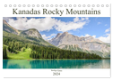 Kanadas Rocky Mountains (Tischkalender 2024 DIN A5 quer), CALVENDO Monatskalender