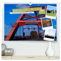 Duisburg - Brücken über Brücken (hochwertiger Premium Wandkalender 2024 DIN A2 quer), Kunstdruck in Hochglanz