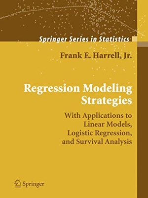 Harrell, Frank E.. Regression Modeling Strategies - With Applications to Linear Models, Logistic Regression, and Survival Analysis. Springer New York, 2010.