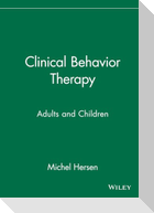 Clinical Behavior Therapy
