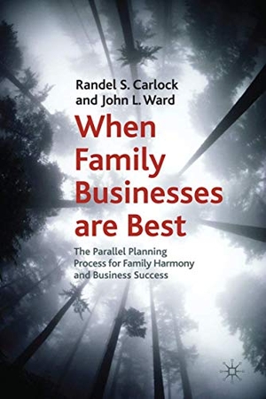 Ward, J. / R. Carlock. When Family Businesses are Best - The Parallel Planning Process for Family Harmony and Business Success. Palgrave Macmillan UK, 2010.