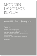 Modern Language Review (119.1) January 2024