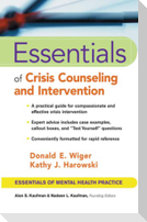 Essentials of Crisis Counseling and Intervention