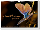 Schmetterlinge ganz nah (Wandkalender 2025 DIN A4 quer), CALVENDO Monatskalender