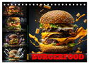 Burgerfood (Tischkalender 2024 DIN A5 quer), CALVENDO Monatskalender
