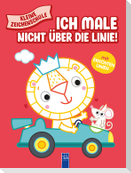 Kleine Zeichenschule - Ich male nicht über die Linie (rot)