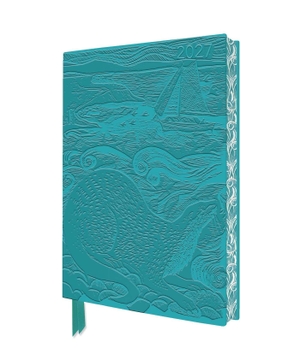 Flame, Tree. Angela Harding - Shetlandotter und der Gesang des Windes - Tischkalender 2027 - Original Flame Tree Publishing DIN A5-Format Exquisit Tischkalender mit Softcovereinband aus Kunstleder mit dreidimensionaler Einbandprägung und farbigem, künstlerisch gestalteten Buchschnitt. Browntrout Verlags GmbH, 2026.