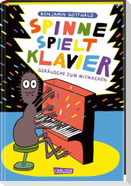 Spinne spielt Klavier