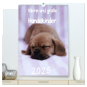 Kleine und große Hundekinder 2025 (hochwertiger Premium Wandkalender 2025 DIN A2 hoch), Kunstdruck in Hochglanz