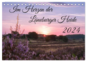Im Herzen der Lüneburger Heide (Tischkalender 2024 DIN A5 quer), CALVENDO Monatskalender