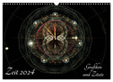 Zeit 2024 - Grafiken und Zitate (Wandkalender 2024 DIN A3 quer), CALVENDO Monatskalender