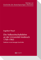 Die Volkswirtschaftslehre an der Universität Innsbruck 1769-1965
