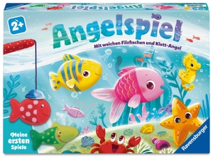 Angelspiel - Kinderspiel ab 2 Jahre - Mit weichen Filzfischen und Klett-Angel. Ravensburger Spieleverlag, 2026.