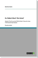 Zu: Robert Musil 'Die Amsel'
