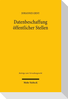 Datenbeschaffung öffentlicher Stellen