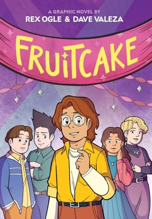 Ogle, Rex. Fruitcake: A Graphic Novel (Four Eyes #3). Scholastic Inc., 2026.