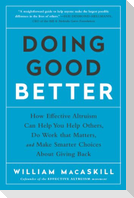 Doing Good Better